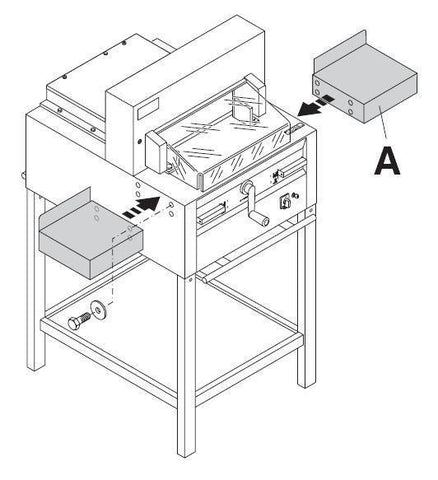 MBM Side Tables for the 4815, 4850, 4860, 5255, 5260, 6655, 6660 Paper Cutter - Whitaker Brothers